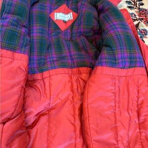 Women’s vintage Red Plaid Jacket